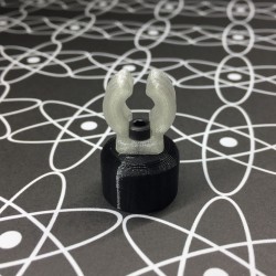 Microphone 1/4 mount clip